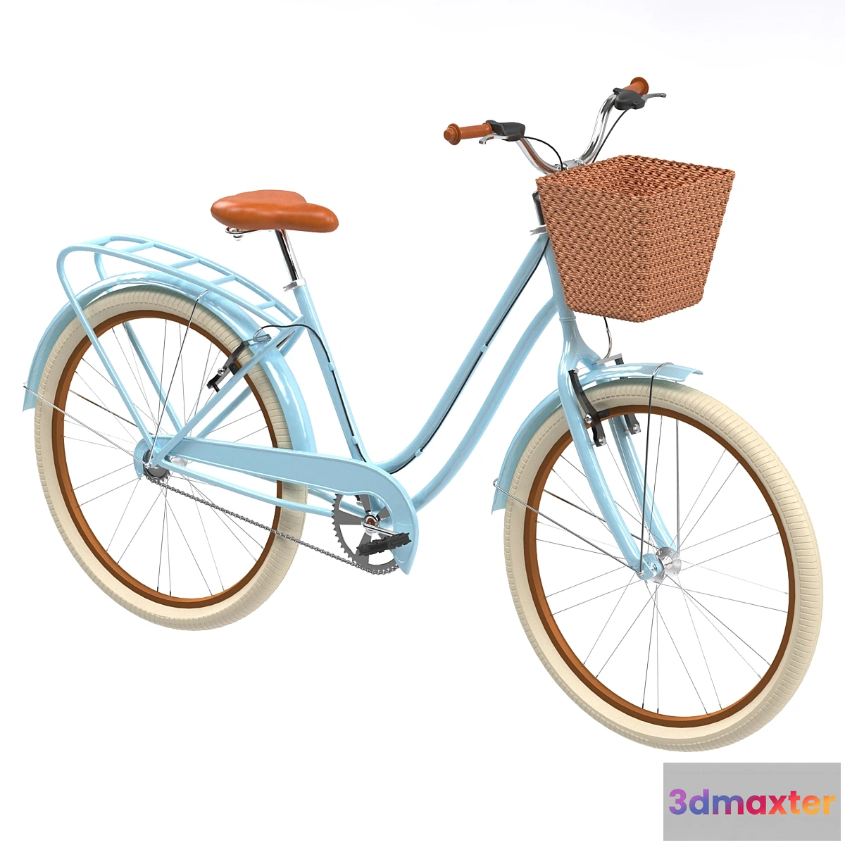 1436304 - Womens Cruiser Blue Bike 3D Max