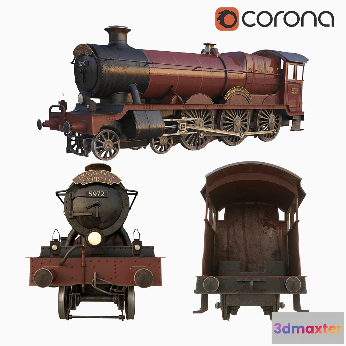 1442254 - Hogwarts express 3D Max