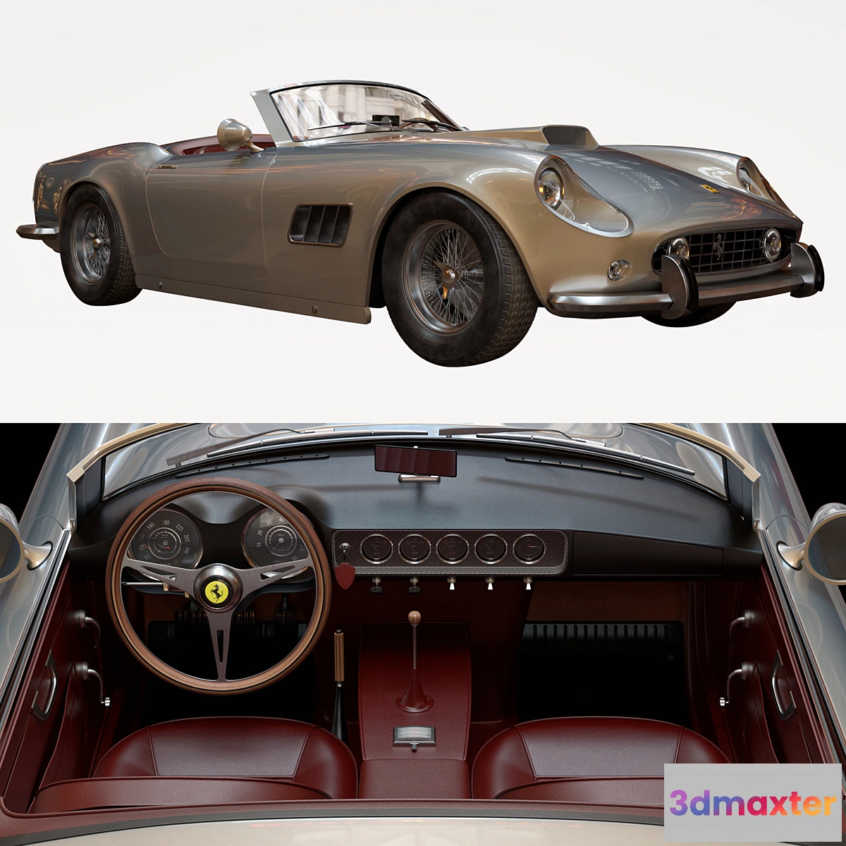 1444462 - Ferrari 250 GT SWB California Spyder (V_ray) 3D Max