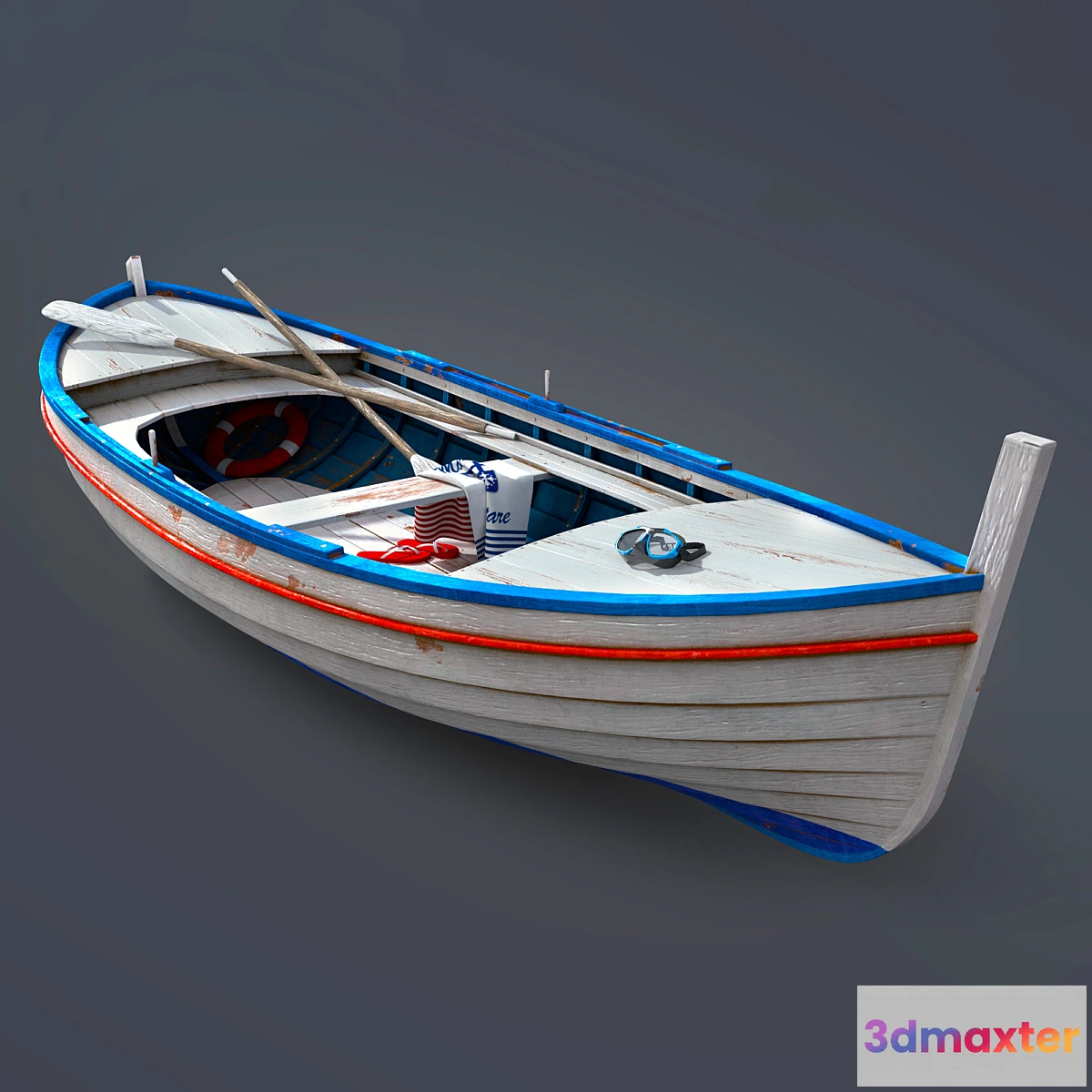 1449546 - Wooden boat 3D Max