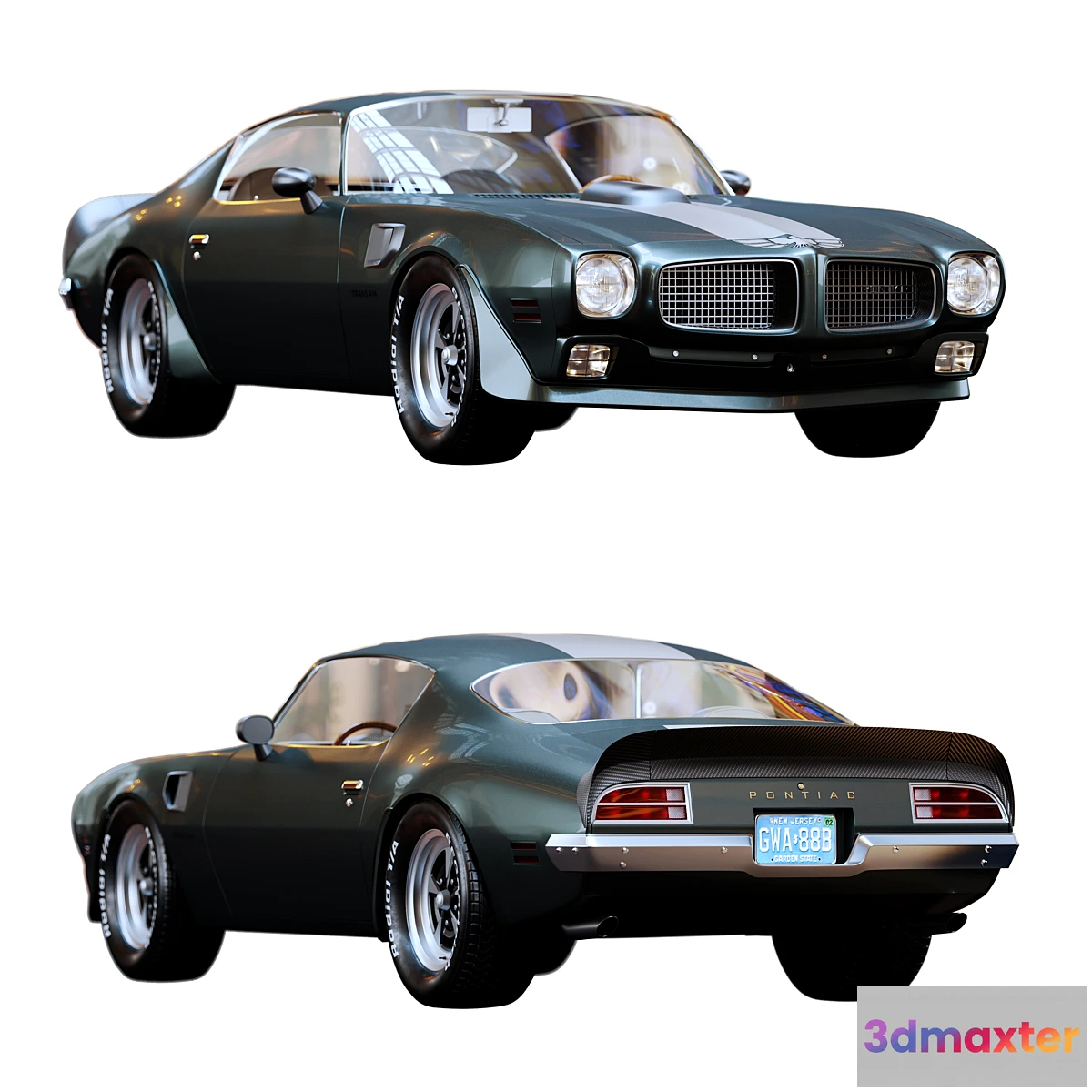 1453968 - Pontiac Firebird Trans Am 1970 3D Max