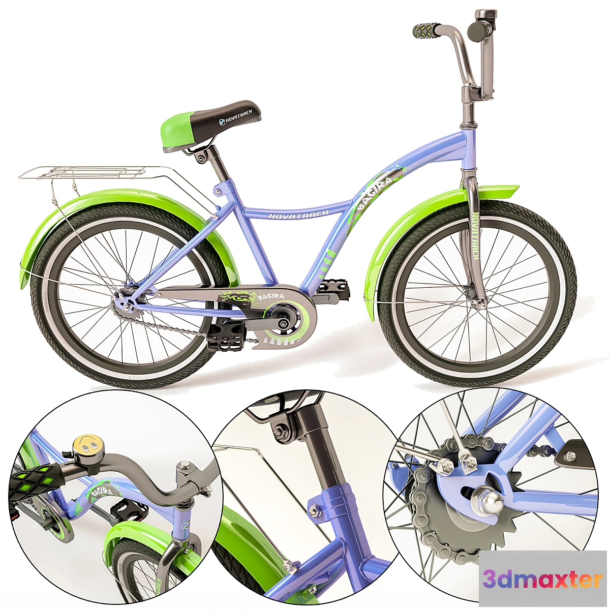 1456158 - Children bicycle 3D Max