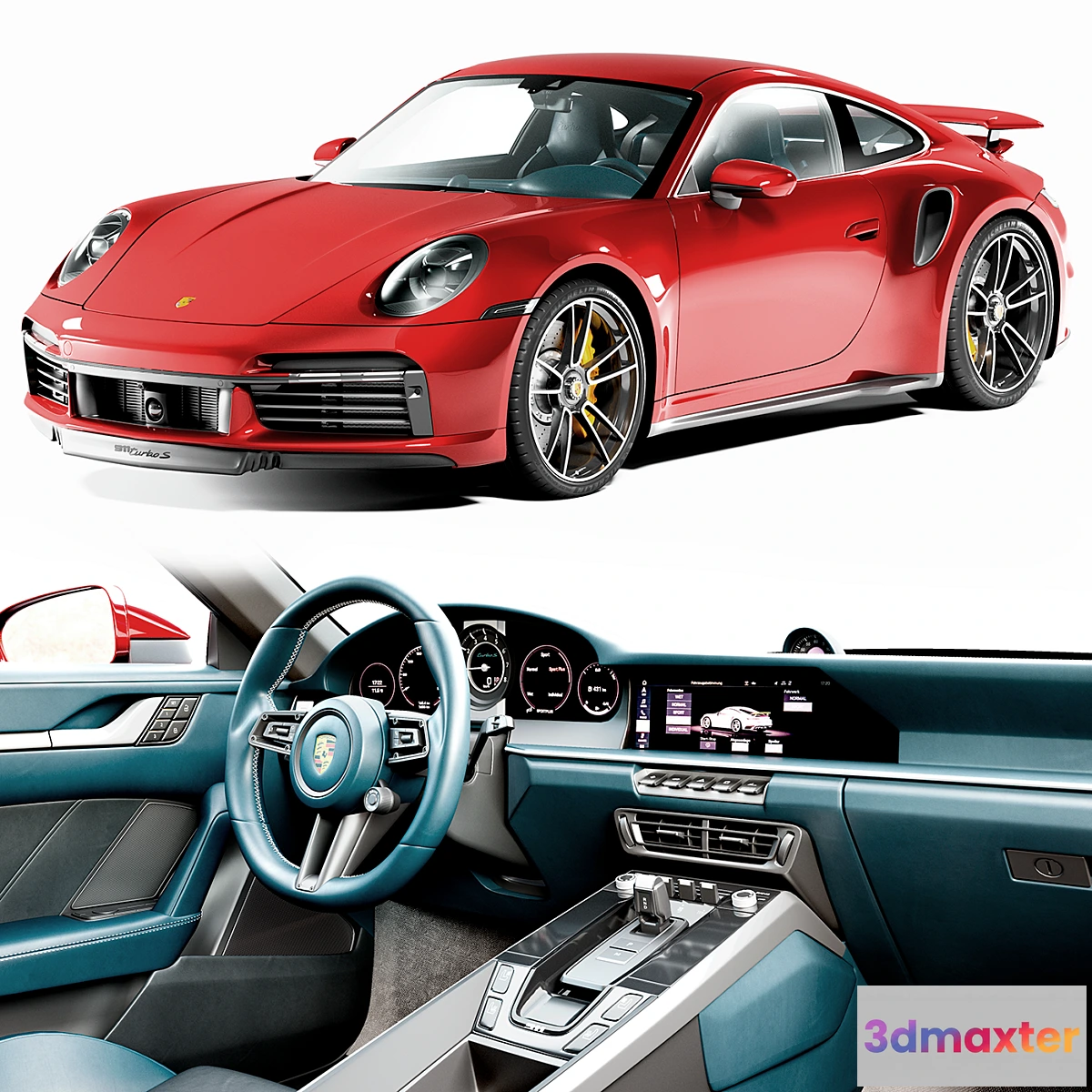 1458048 - Porsche 911 Turbo S 3D Max