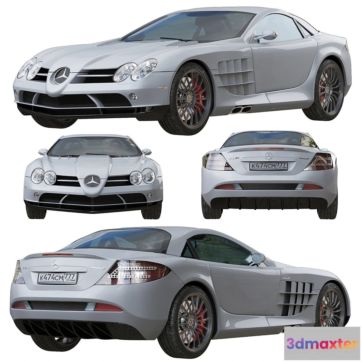 1460896 - Mercedes SLR Mclaren 3D Max
