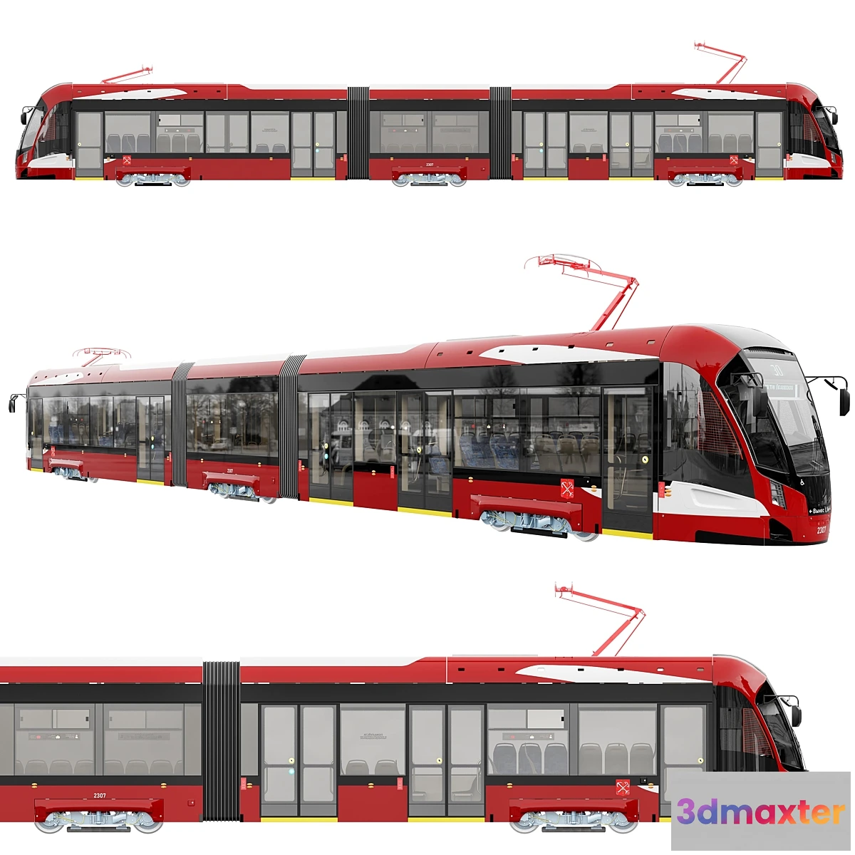 1466652 - Tram “Nevsky” 71-932 3D Max