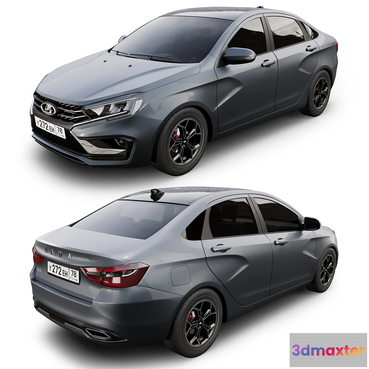 1475712 - Lada vesta 2023 3D Max