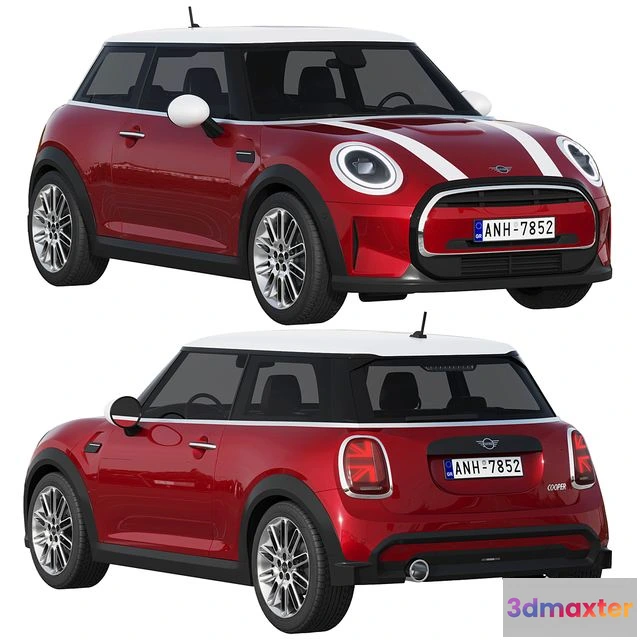 1538310 - Mini Cooper 3-door 2022 3D Max