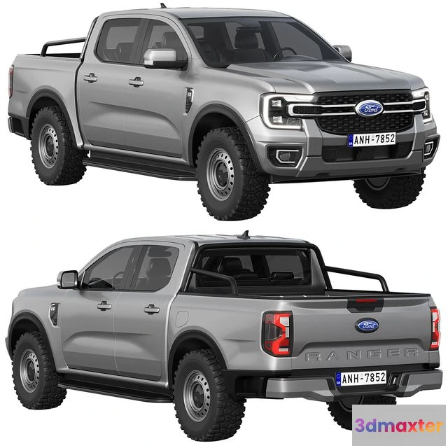 1540109 - Ford Ranger XLT 2023 3D Max