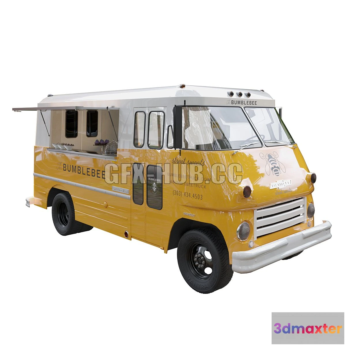 1541429 - Food truck chevrolet 3D Max
