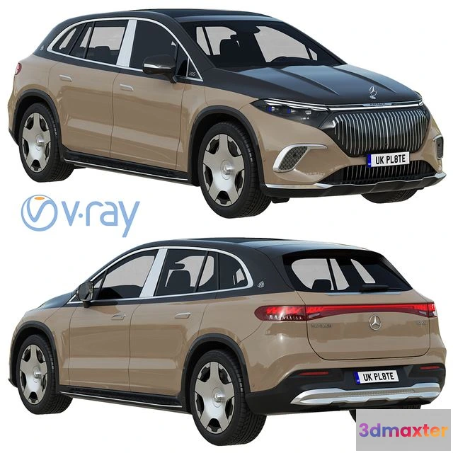 1544109 - Mercedes-Benz EQS SUV Maybach 3D Max