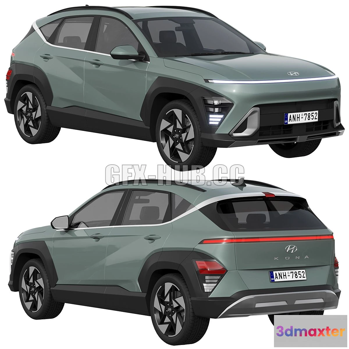1546893 - Hyundai Kona 2024 3D Max