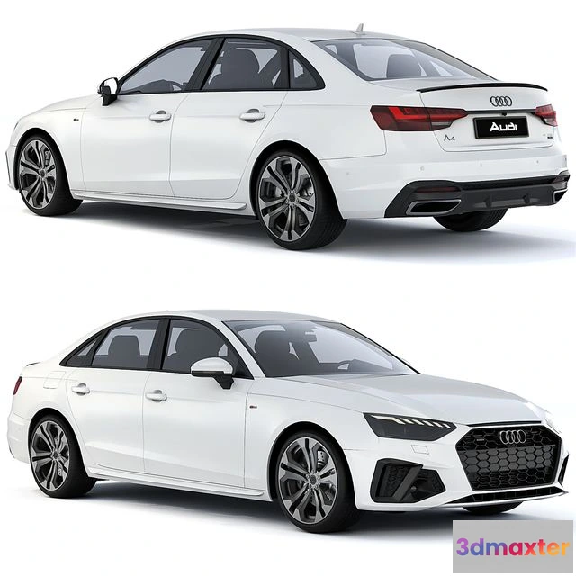 1548107 - Audi A4 S-Line 2021 3D Max