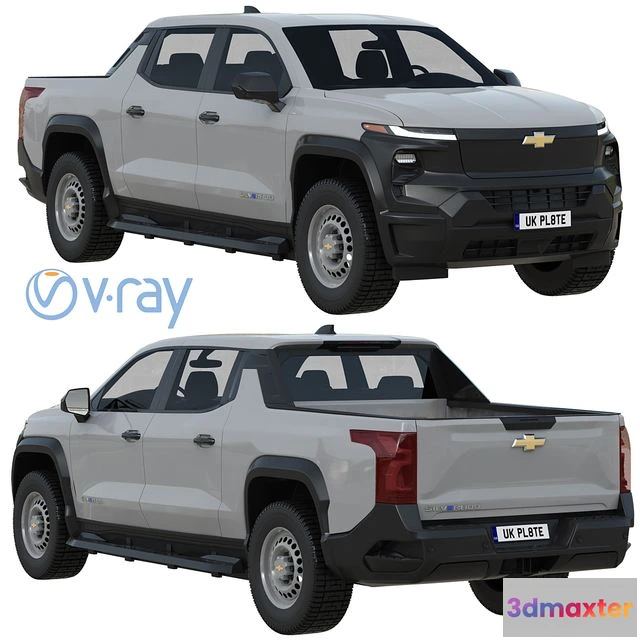 1550847 - Chevrolet Silverado EV WT 3D Max