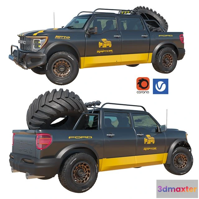 1551349 - Ford Raptor 3D Max