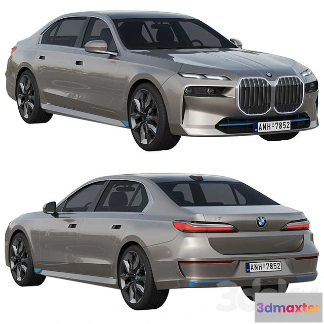 1553827 - BMW i7 2023 3D Max