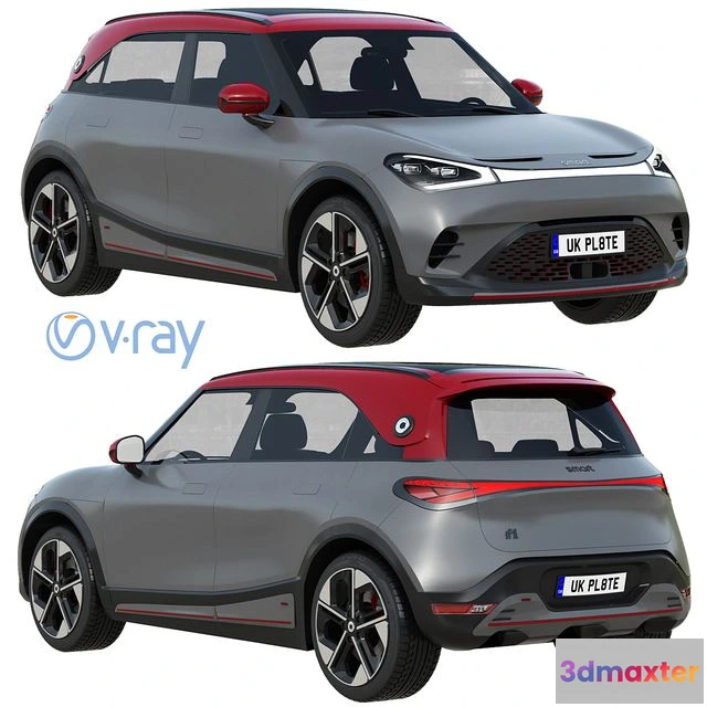 1555857 - Smart 1 Brabus 3D Max