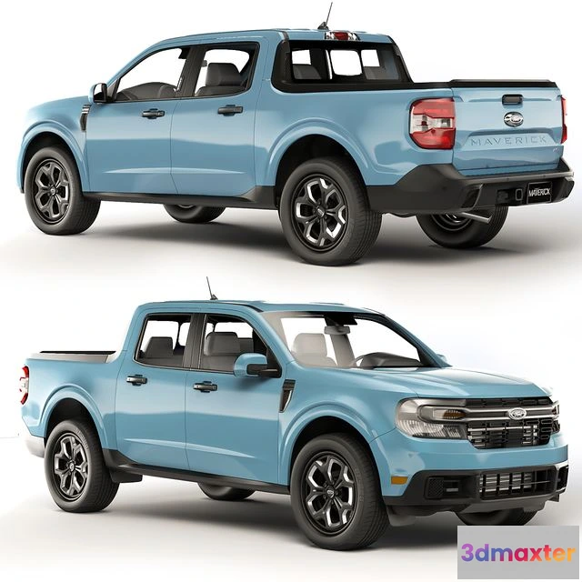 1557177 - Ford Maverick Lariat 2022 3D Max