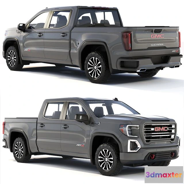 1557291 - GMC Sierra AT4 2019 3D Max