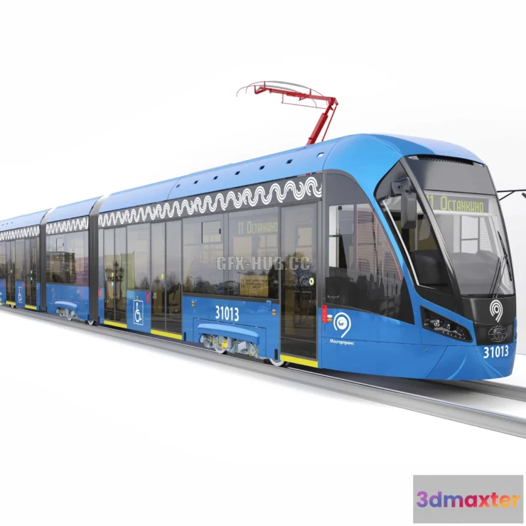 1561836 - Tram Vityaz-M 3D Max