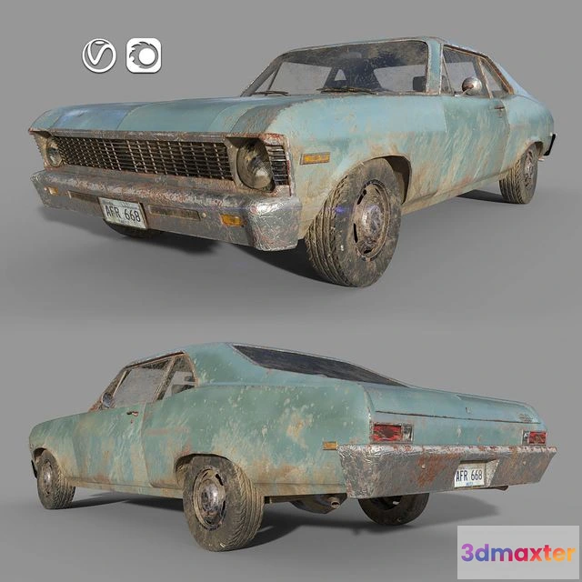 1562877 - Chevrolet Nova 1969 3D Max