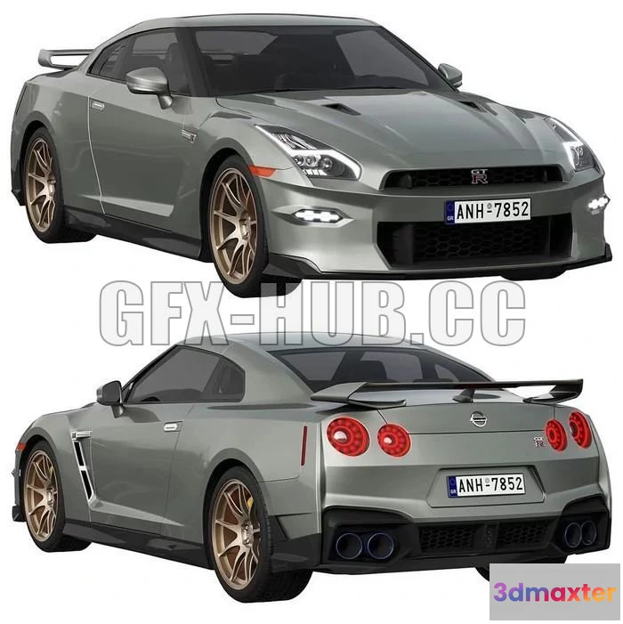 1566202 - Nissan GT-R 2024 3D Max