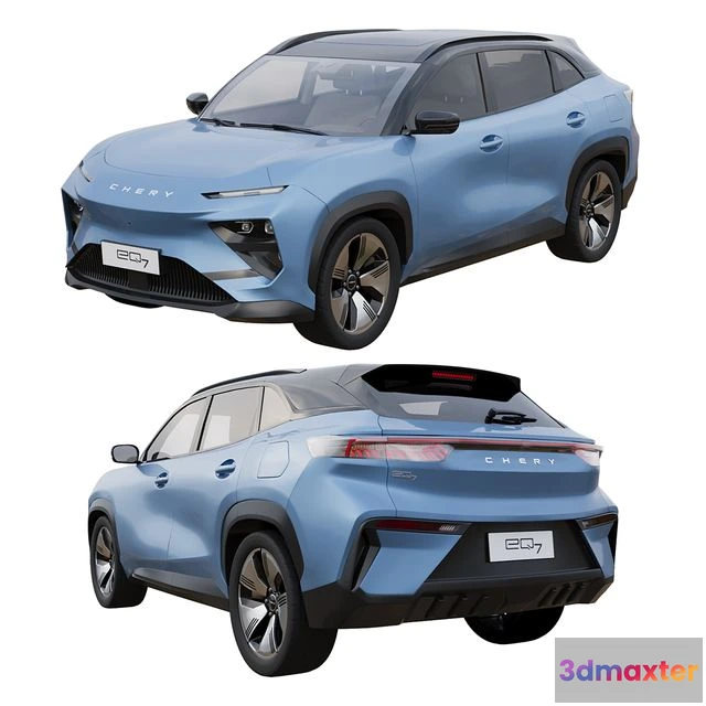 1569082 - Electric Crossover Chery eQ7 2023 3D Max