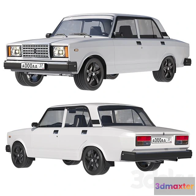 1569138 - VAZ 2107 White 3D Max