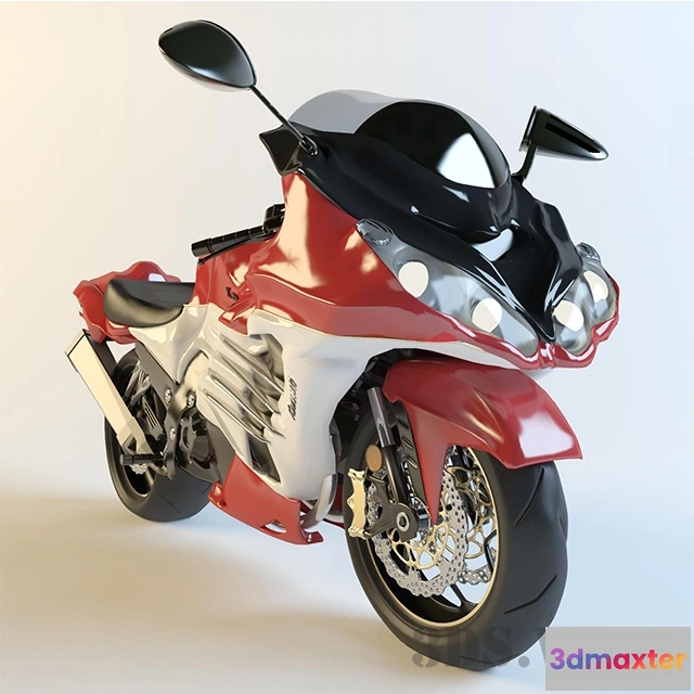 1667106 - other-models - Kawasaki motorcycle 3D Max