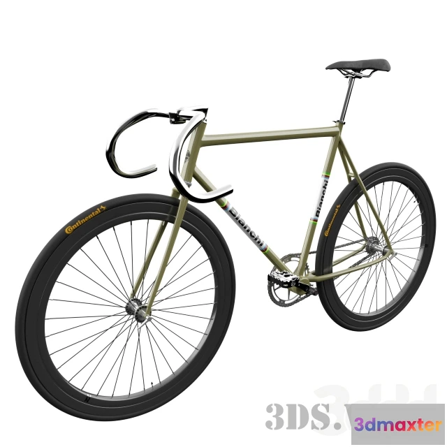 1667114 - other-models - Fixed Gear Bianchi Bicycle 3D Max