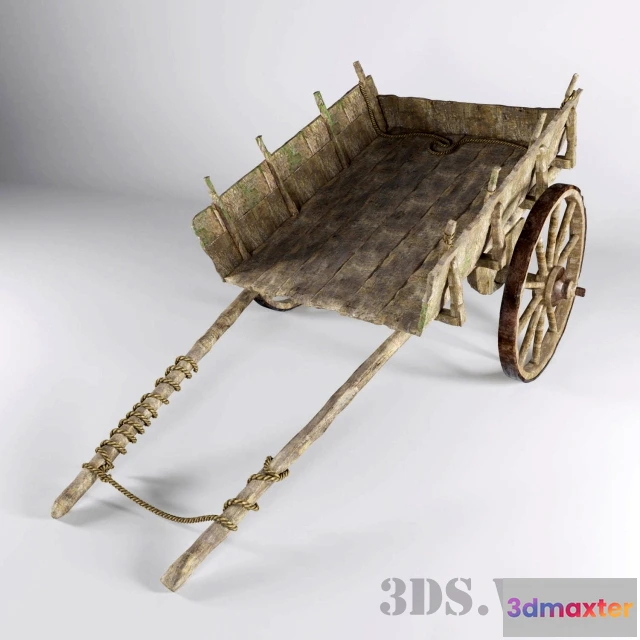 1667116 - other-models - Old chariot - 3D Max