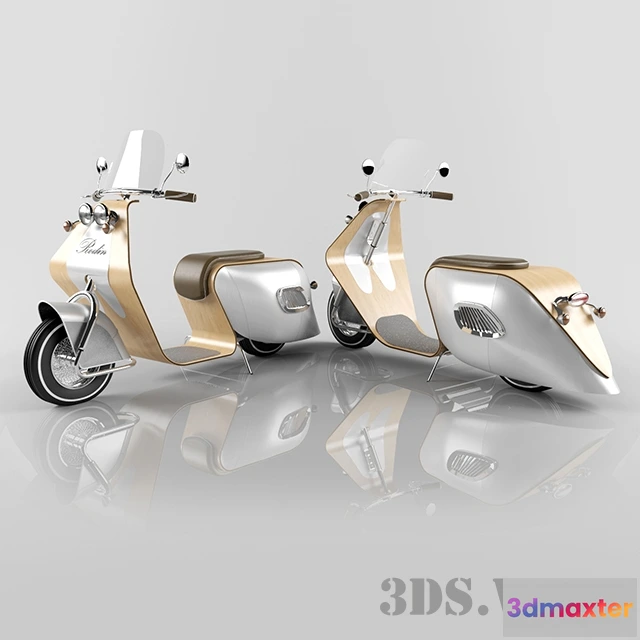 1667128 - other-models - Classic moped 3D Max