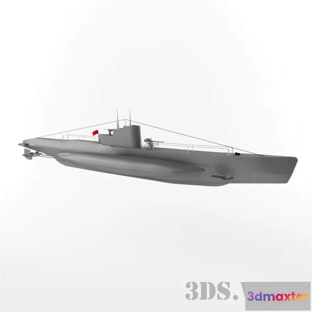1667134 - other-models - Submarine “Shch-216” Pike 3D Max