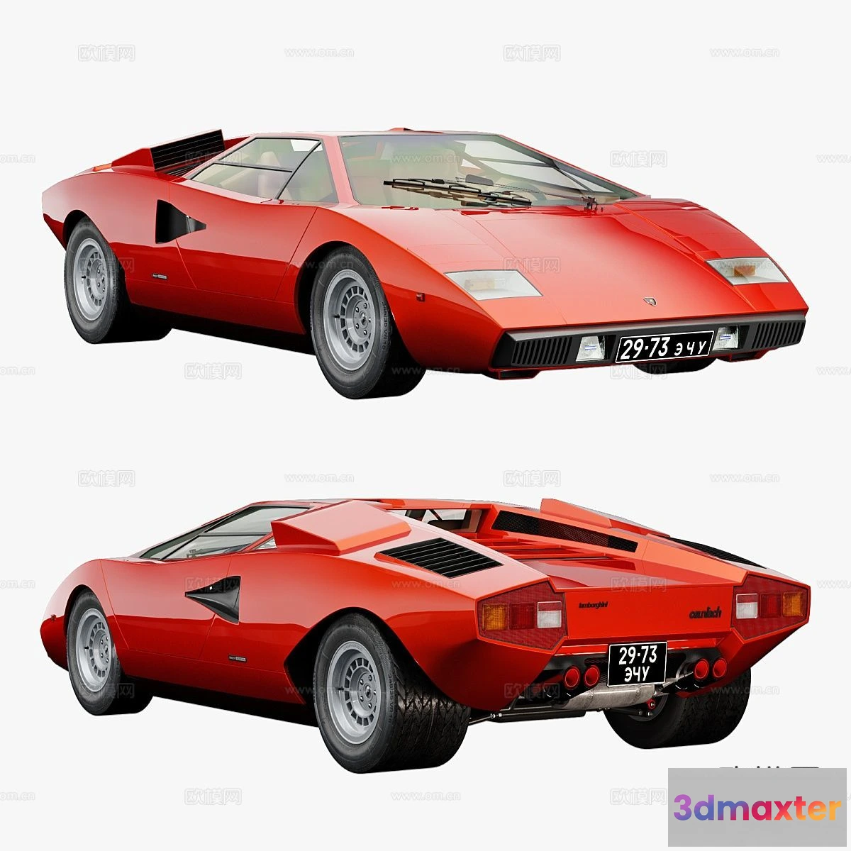 1687676 - Luxury and Sport Car 3D Models - Transports - 045 - VRAY Render 3D Max