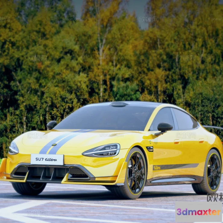 1687716 - Luxury and Sport Car 3D Models - Transports - 065 - VRAY Render 3D Max