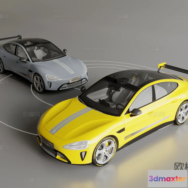 1687720 - Luxury and Sport Car 3D Models - Transports - 067 - VRAY Render 3D Max