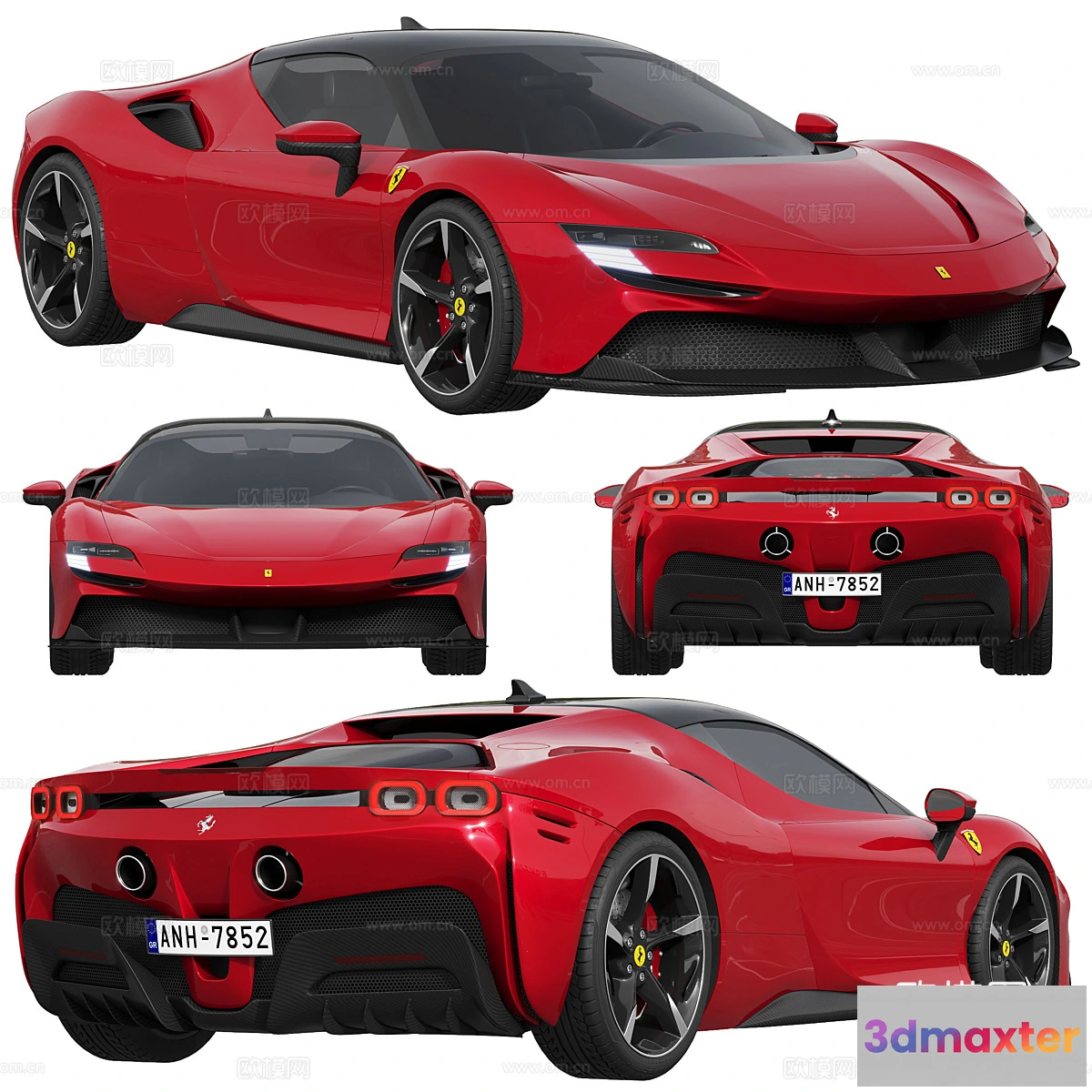 1687724 - Luxury and Sport Car 3D Models - Transports - 069 - CORONA Render 3D Max