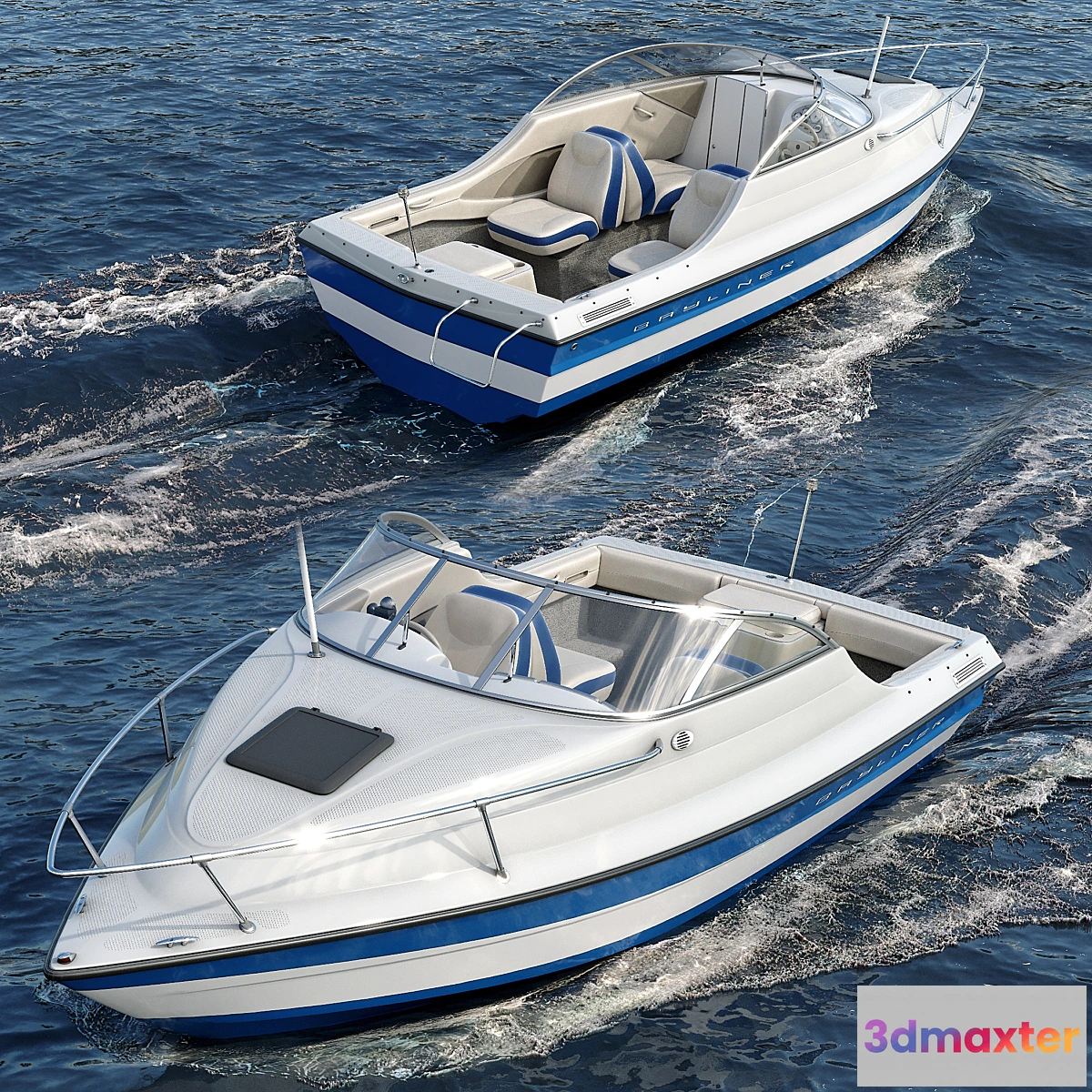 682356 - Yacht. Boat. bayliner