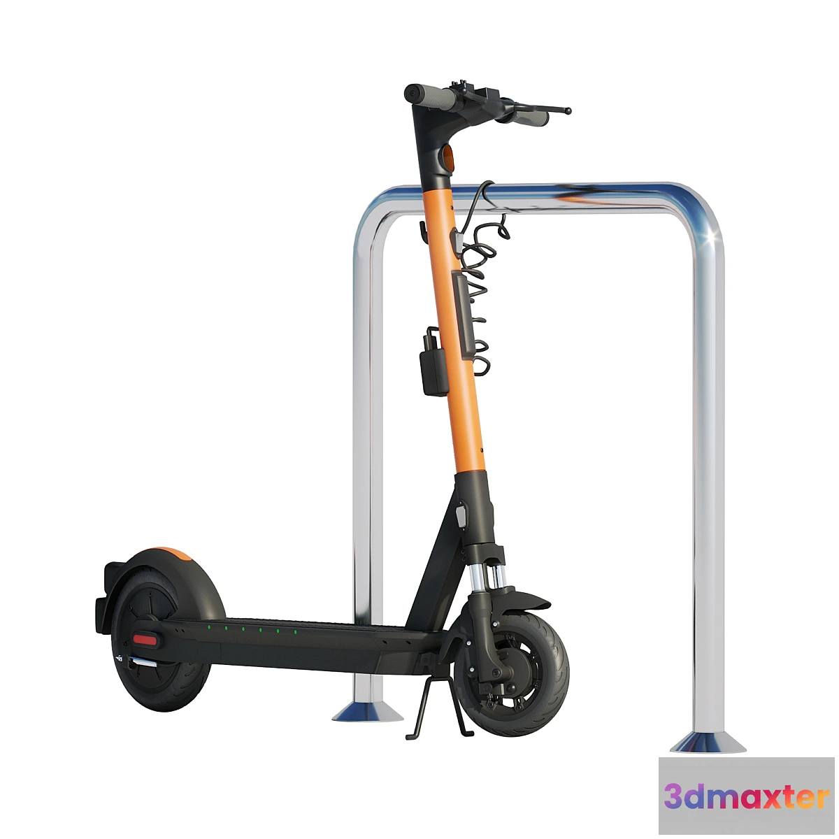 753419 - Ninebot MAX Pro electric scooter with parking column (kicksharing) - No.2