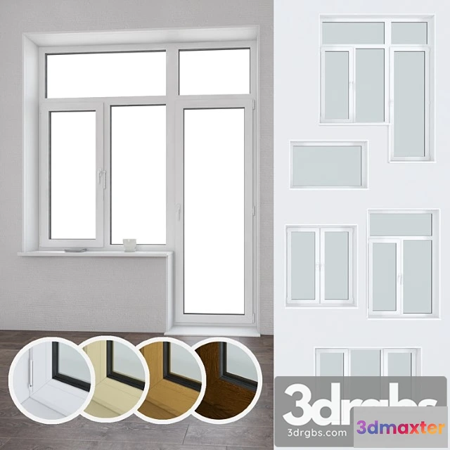 1008456 - A set of plastic windows 06