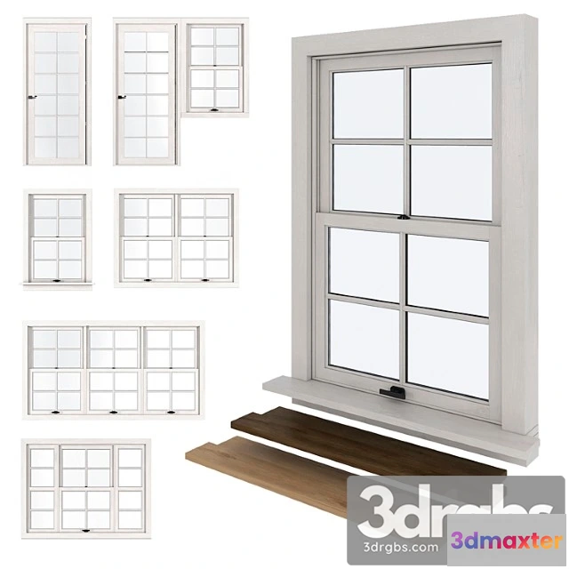 1008484 - American type of plastic windows