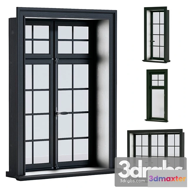 1008682 - Set Of Scandinavian Windows