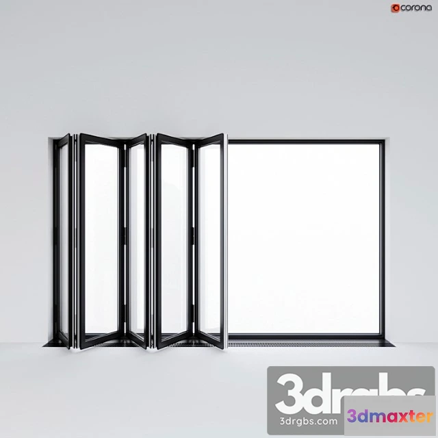 1008716 - Sliding aluminum window accordion (door)_1