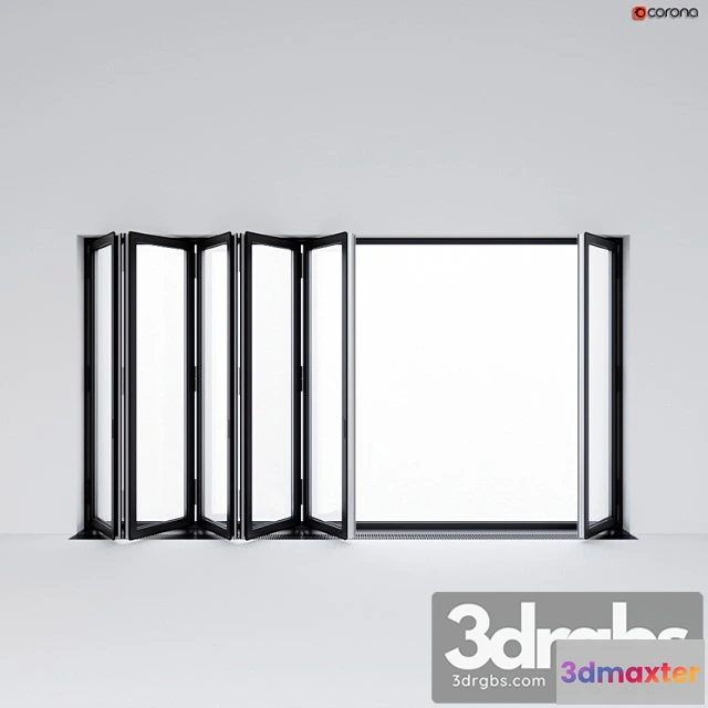 1008718 - Sliding aluminum window accordion (door)_2