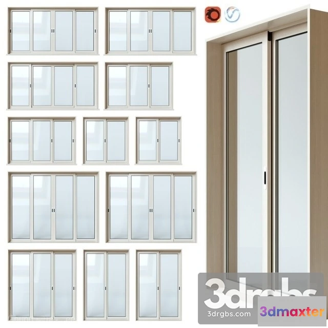 1008738 - Sliding Windows Door