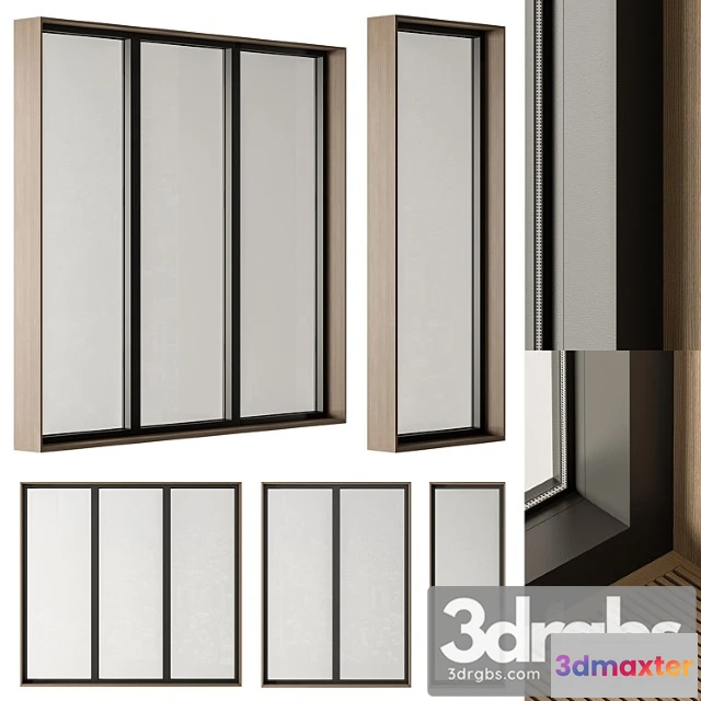 1008802 - White Frame Windows Set 19