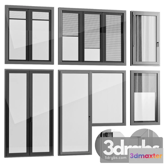 1008864 - Windows with built-in blinds finstral