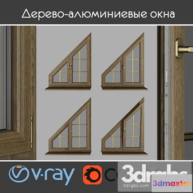 1008870 - Wood - aluminum windows view 04 part 03 set 06