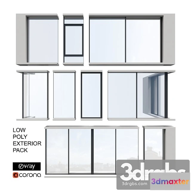 1058960 - Exterior sliding system set