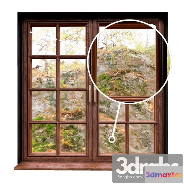 1058970 - Misted glass material with water droplets