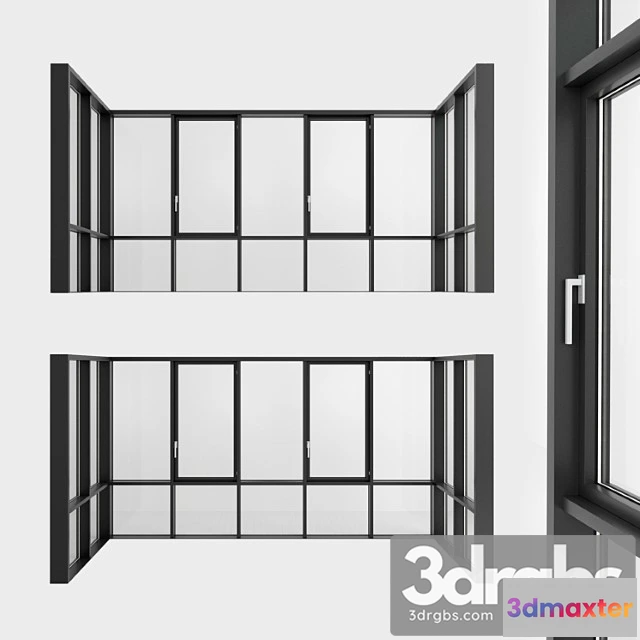 1058998 - Panoramic glazing. stained glass. one hundred